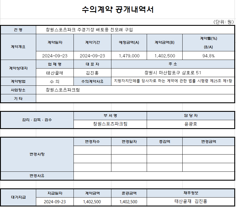 아래 숨김 텍스트로 내용 제공