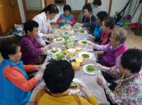  요리교실 운영 - 찾아가는 이동 복지관